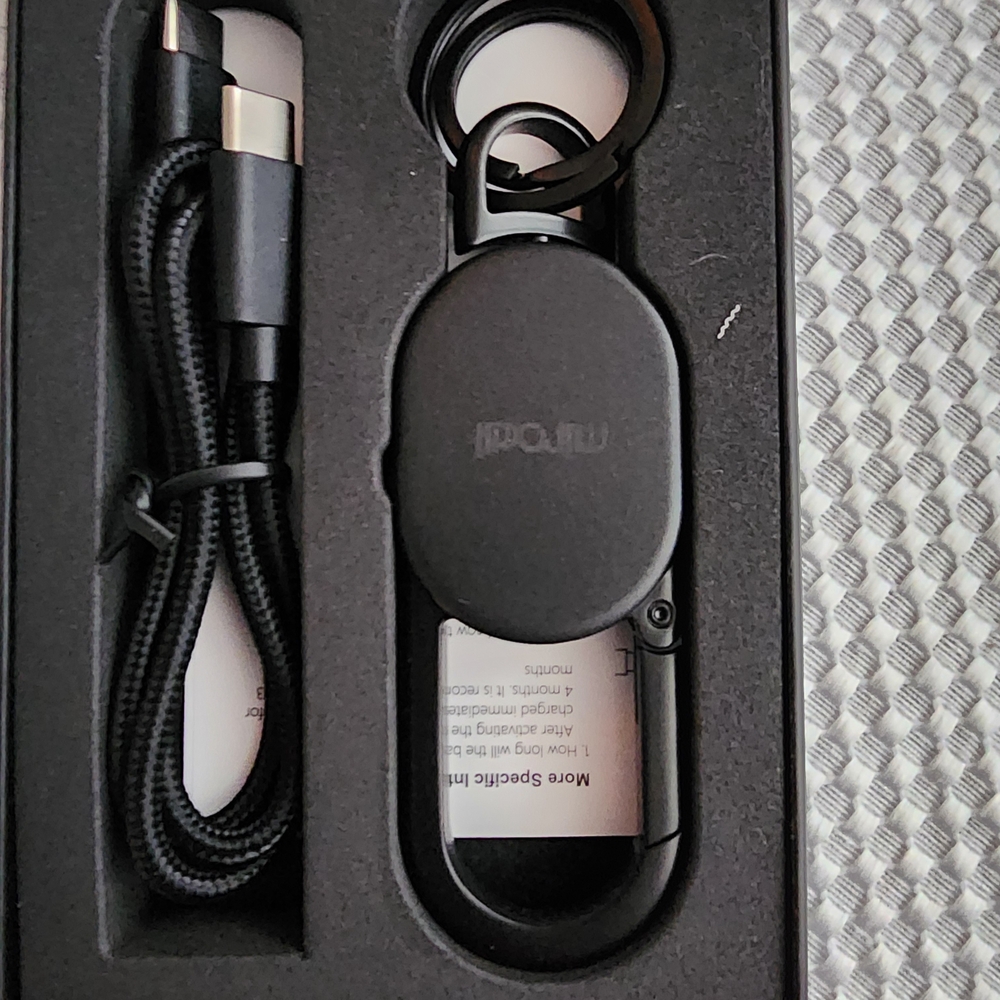 Black Key Finder Works With Apple My Find App, Phone Holster with Clip